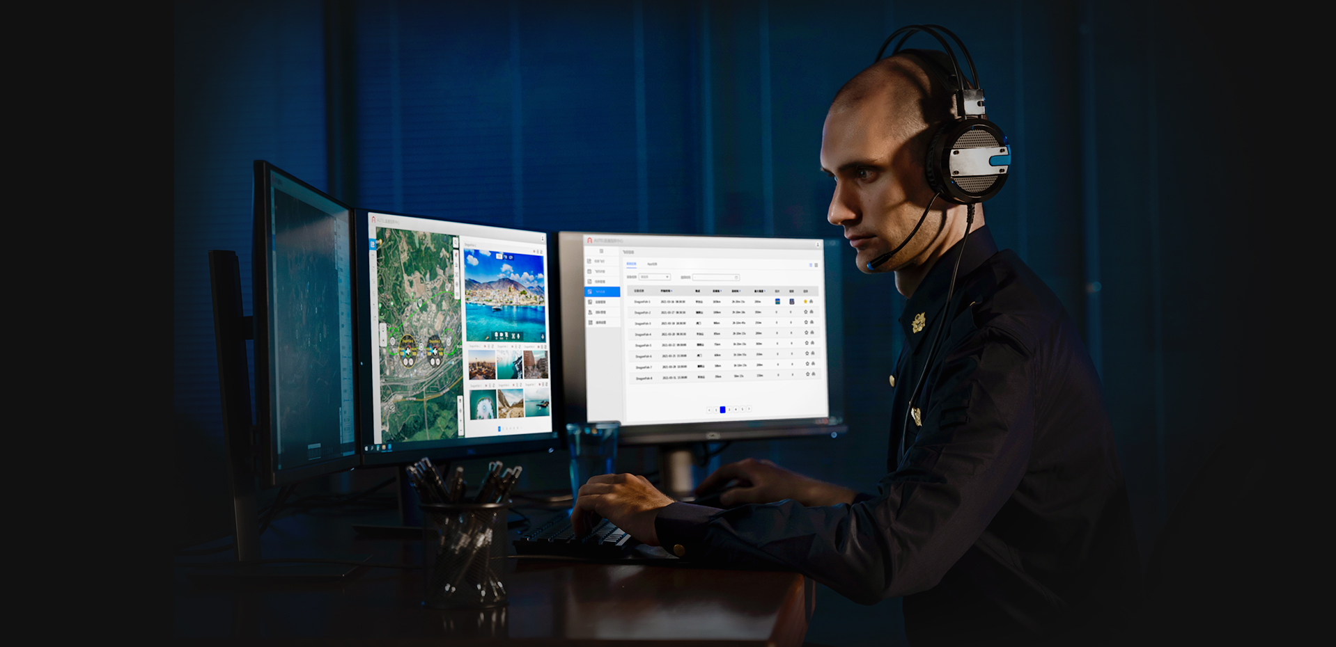 Autel Integrated Command System · Multi-channel Live Broadcast